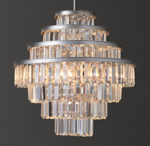 Alaine Crystal Small Pendant 18"D - Zonesus