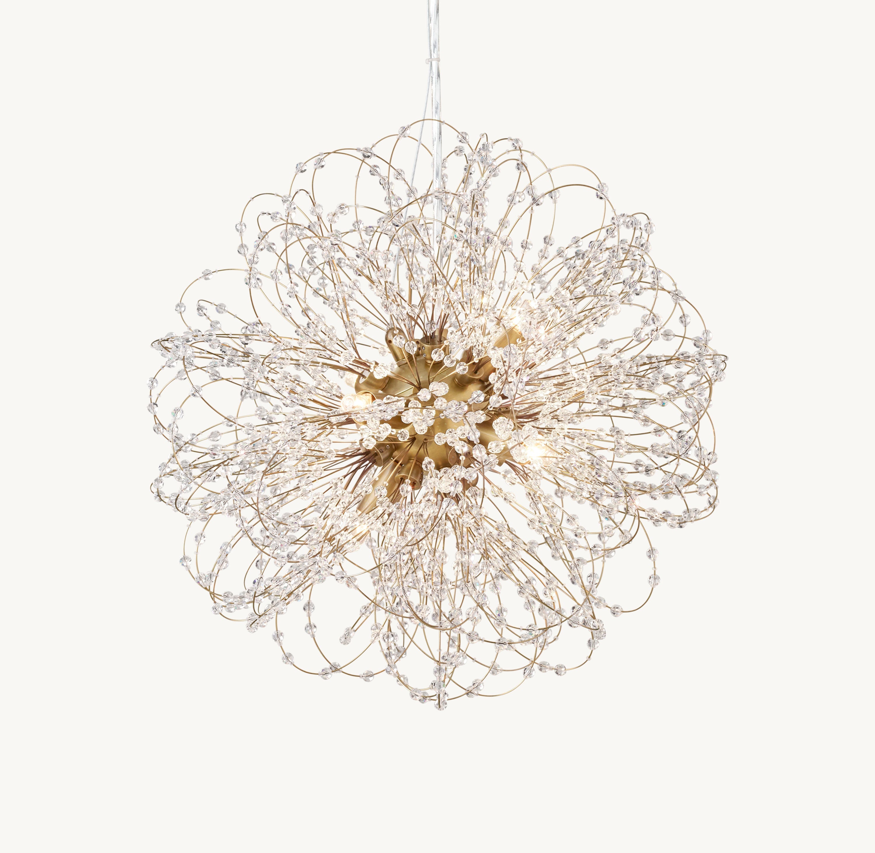 Josie Crystal Small Pendant 15"D - Zonesus