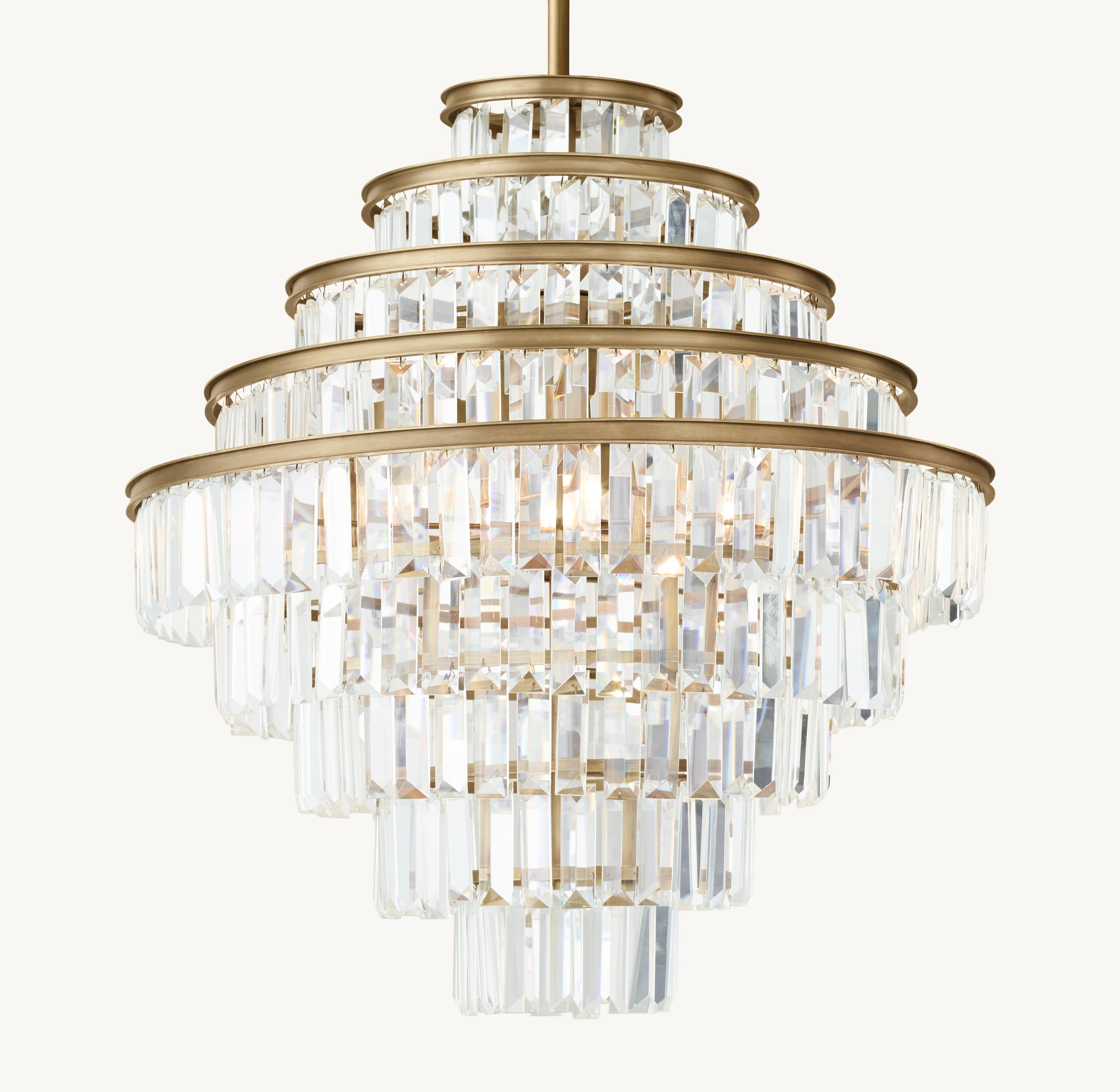 Alaine Crystal Medium Pendant 22''D - Zonesus