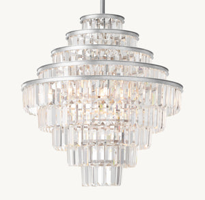 Alaine Crystal Medium Pendant 22''D - Zonesus