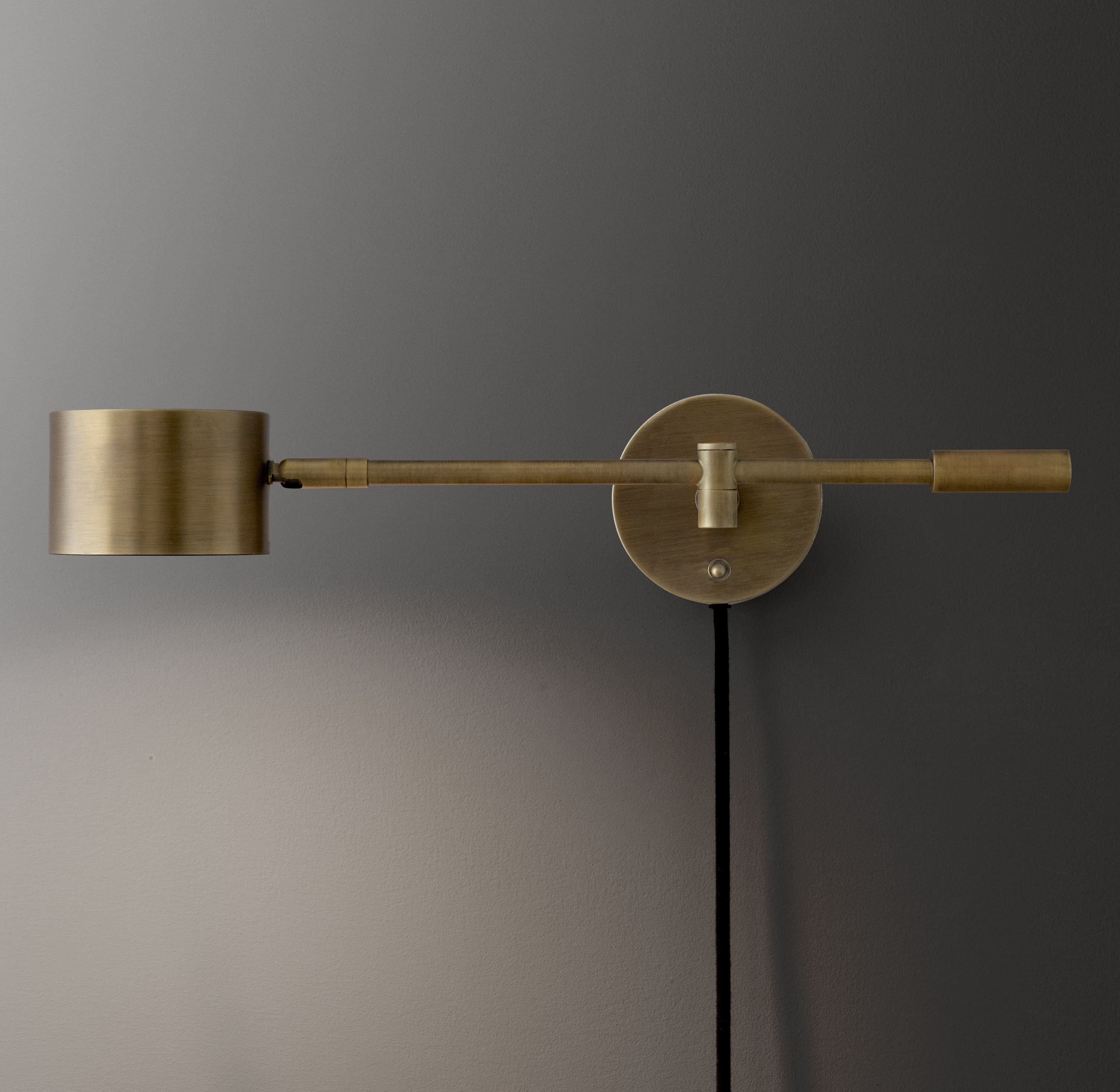 Barlow Swing-Arm Task Sconce 20"W - Zonesus