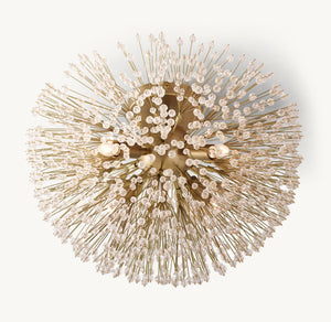 Arora Clear Crystal Flushmount 18"D - Zonesus