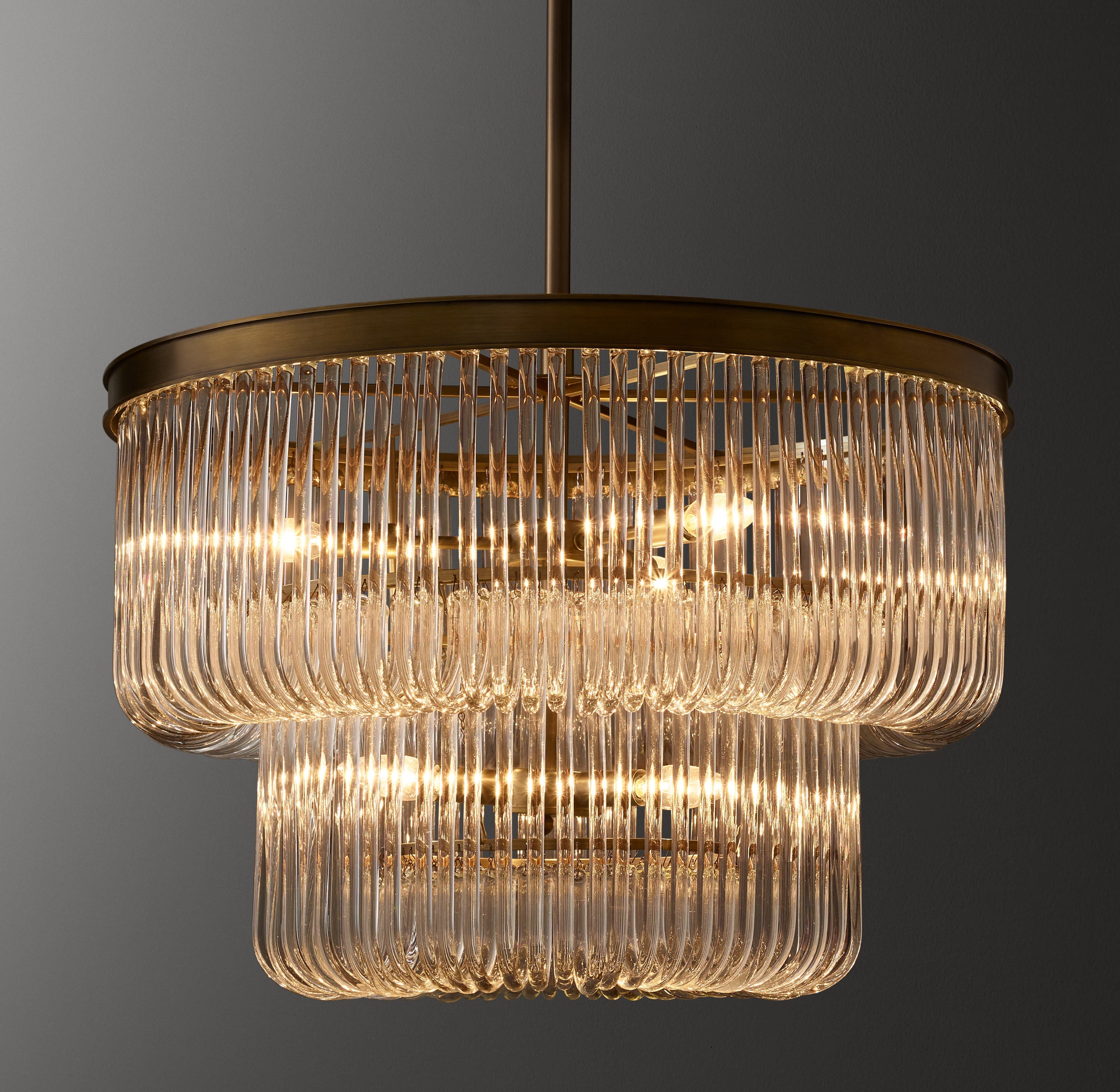 Bettina Crystal Medium Pendant 26''D - Zonesus