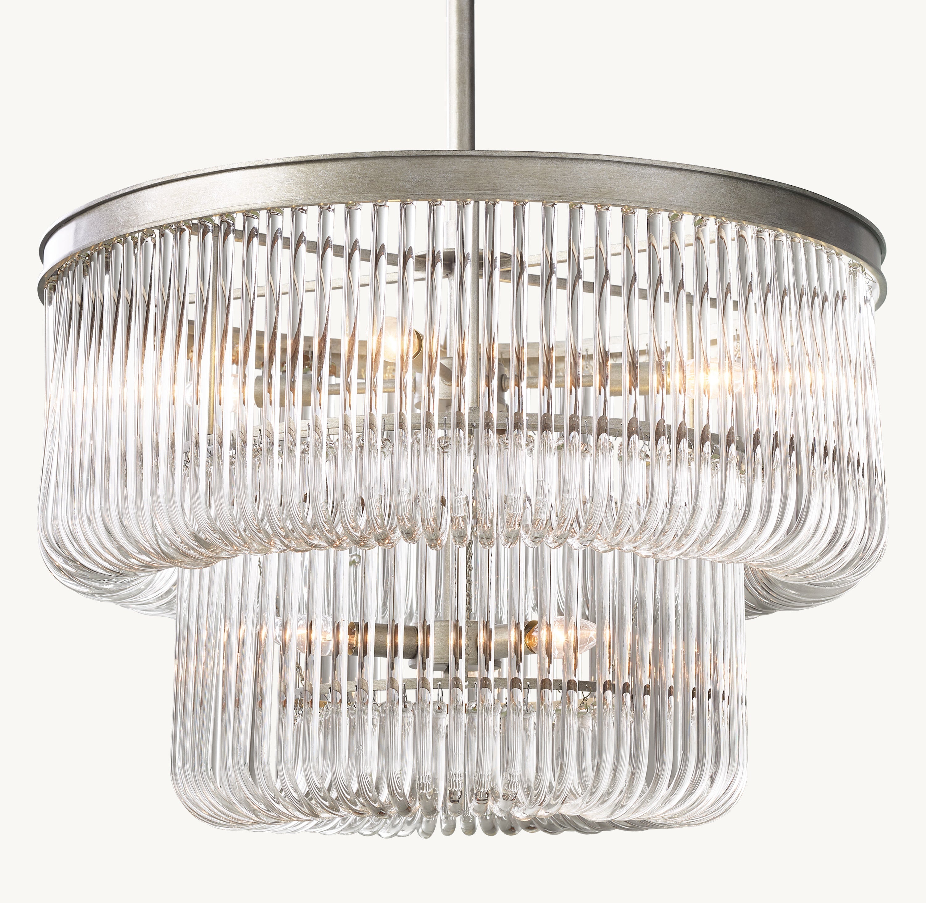 Bettina Crystal Medium Pendant 26''D - Zonesus