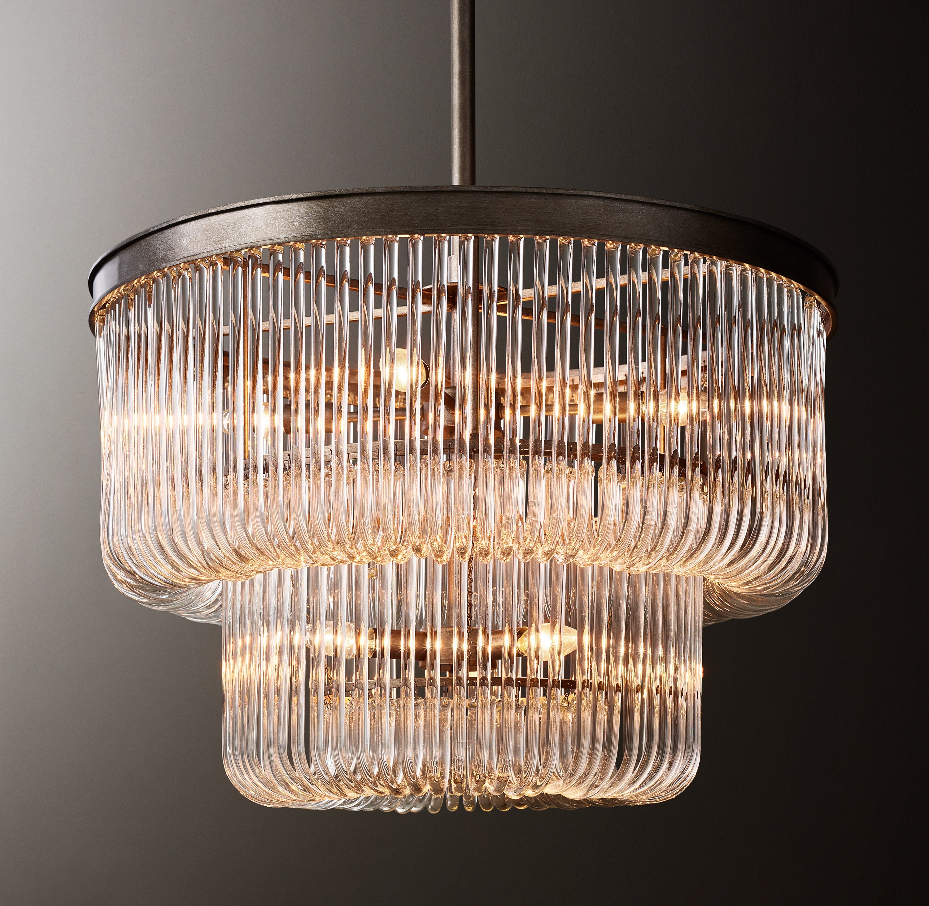 Bettina Crystal Medium Pendant 26''D - Zonesus