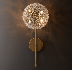 Arora Crystal Post Sconce 20"H - Zonesus