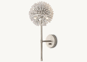 Arora Crystal Post Sconce 20"H - Zonesus