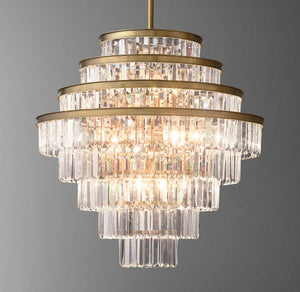 Alaine Crystal Large Pendant 28"D - Zonesus