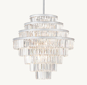 Alaine Crystal Large Pendant 28"D - Zonesus