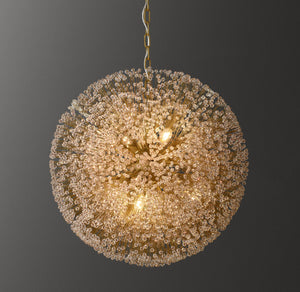 Arora Crystal Large Pendant 26"D - Zonesus