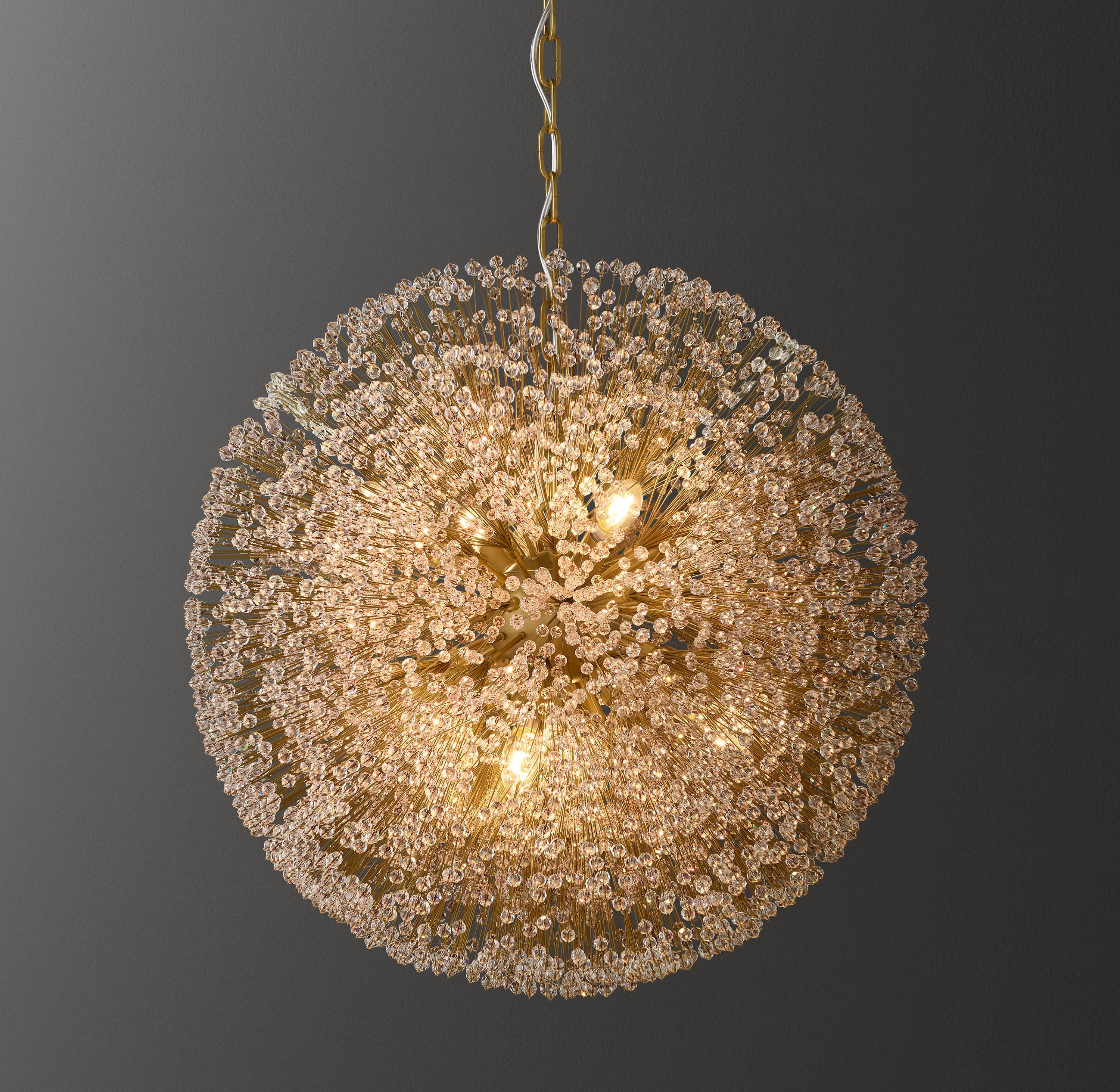 Arora Crystal Large Pendant 26"D - Zonesus