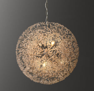 Arora Crystal Large Pendant 26"D - Zonesus