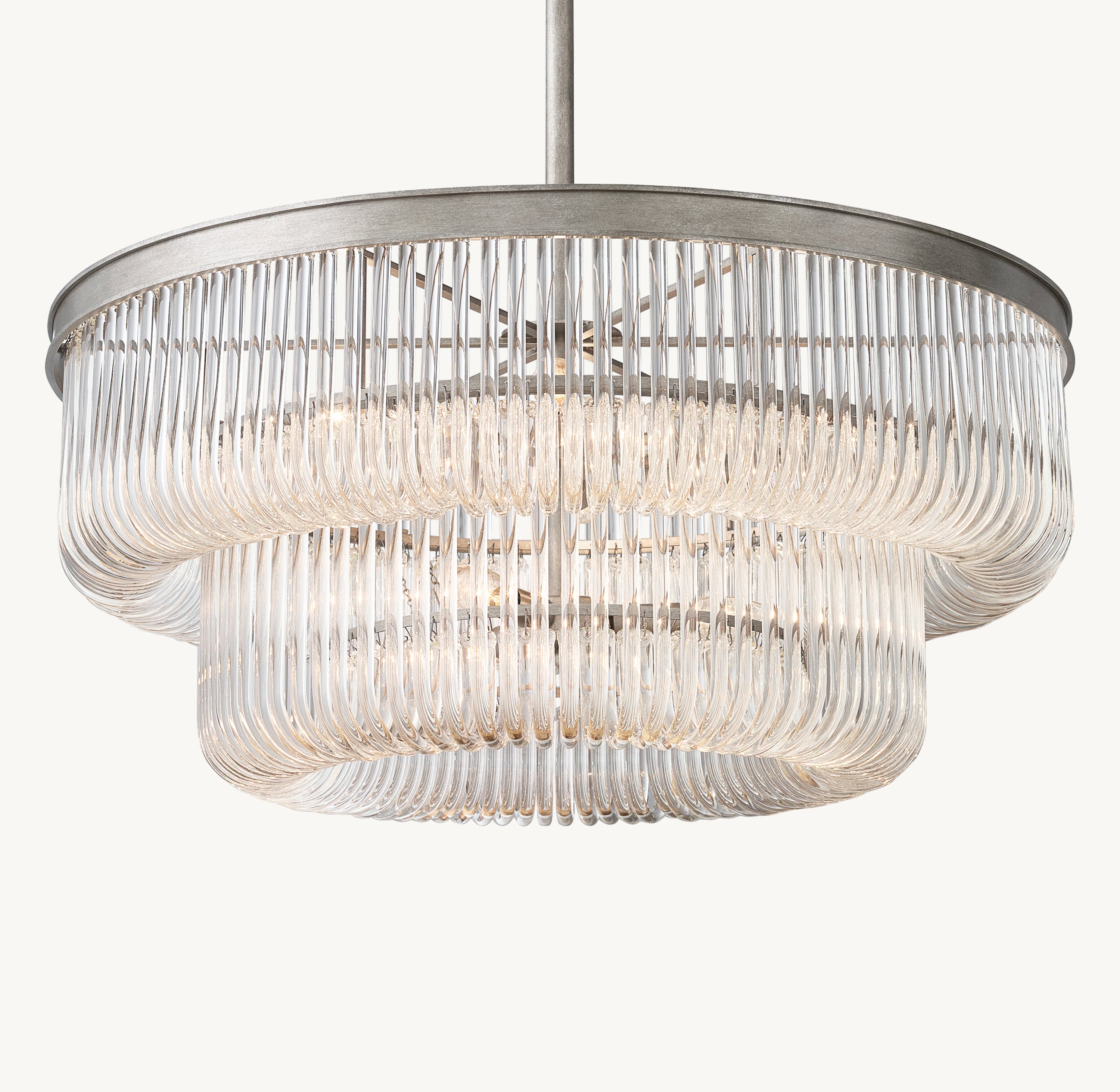 Bettina Crystal Large Pendant 30"D - Zonesus