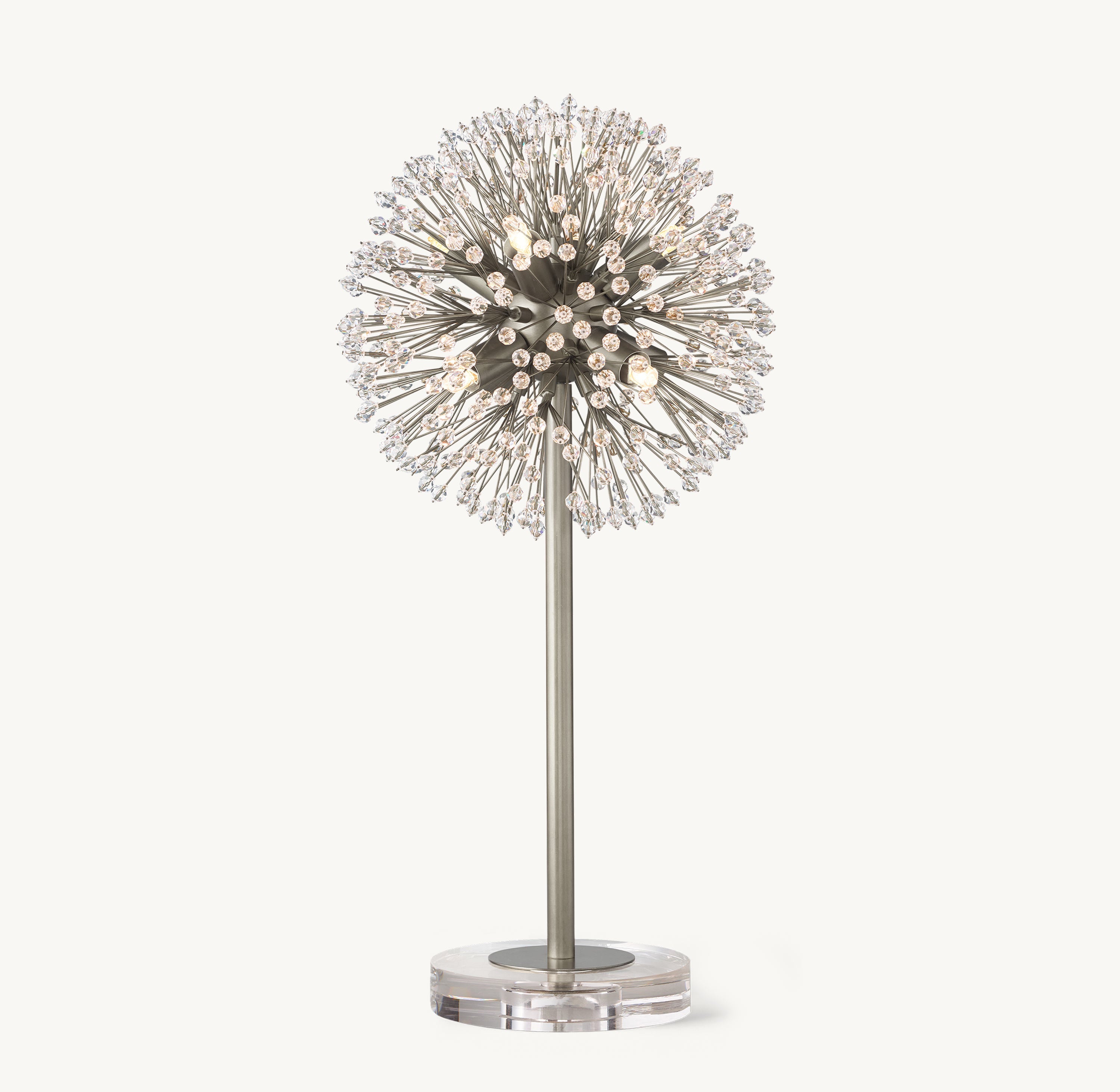 Arora Crystal Table Lamp 21"H - Zonesus