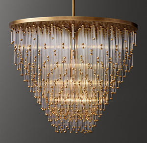 Evelina Crystal Large Pendant 28"D - Zonesus