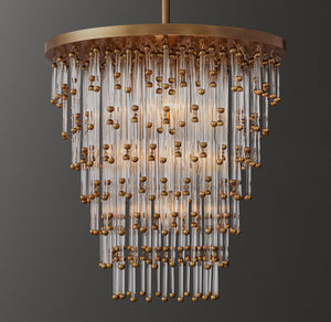 Evelina Crystal Small Pendant 18"D - Zonesus