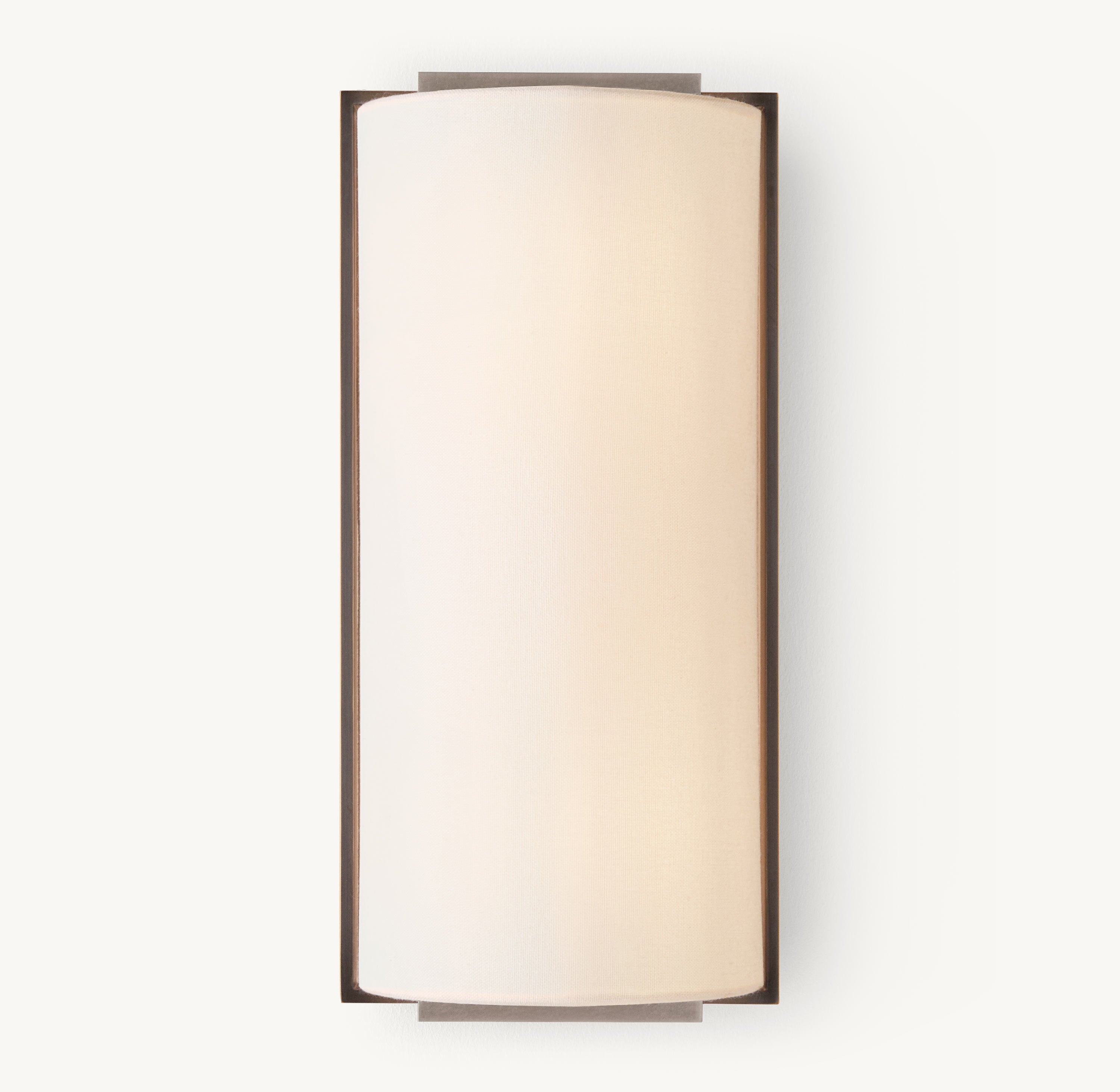 Yorke Linen Shaded Sconce 15"H - Zonesus
