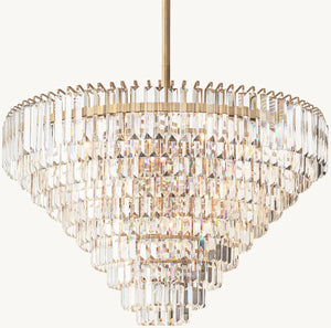 Mirabella Crystal Large Chandelier 32"D - Zonesus