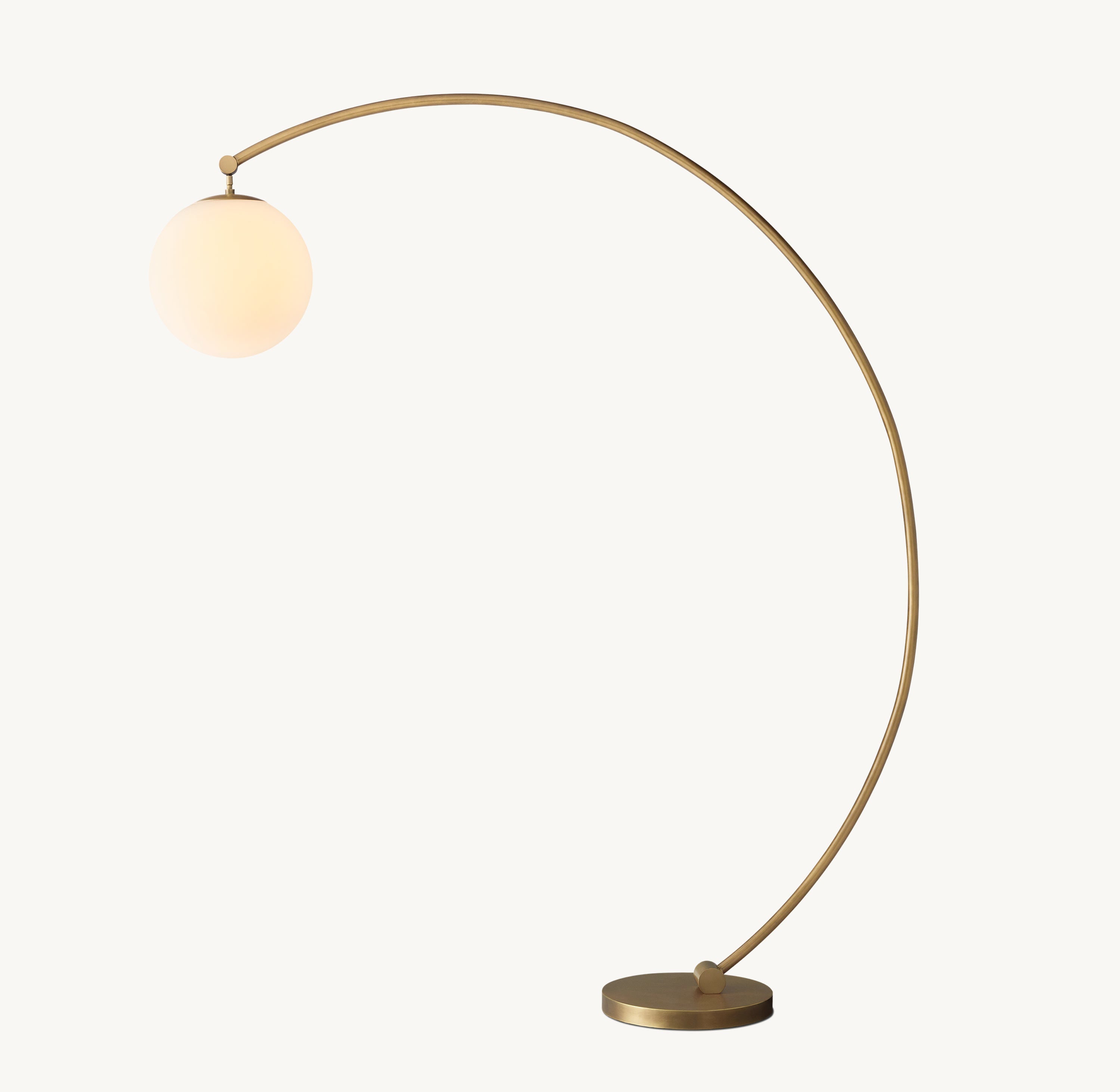 Keefe Glass Floor Lamp 80"H - Zonesus