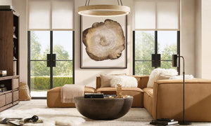Claudio Travertine Pendant 37"D - Zonesus