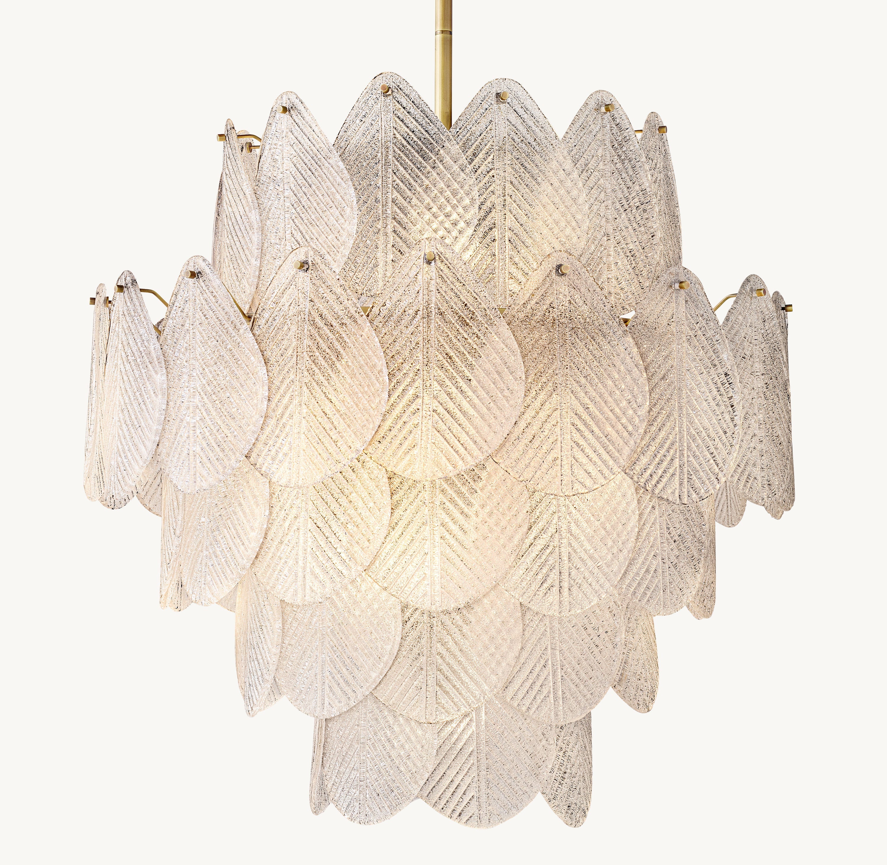 Fiore Large Glass Chandelier - Zonesus