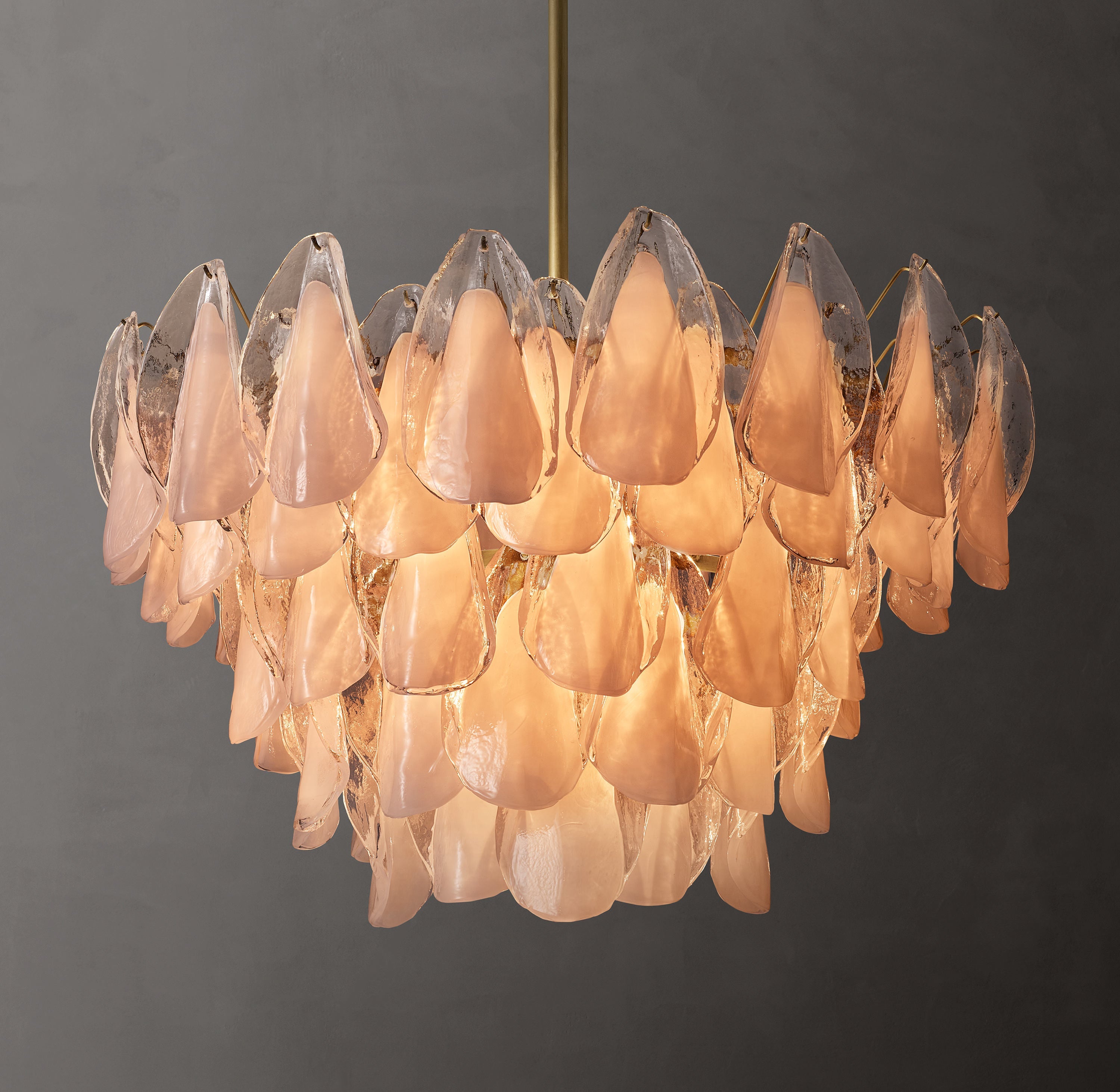 Petal Glass Large Pendant 32"D - Zonesus