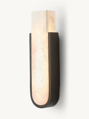 Gideon Alabaster Sconce 16"H - Zonesus