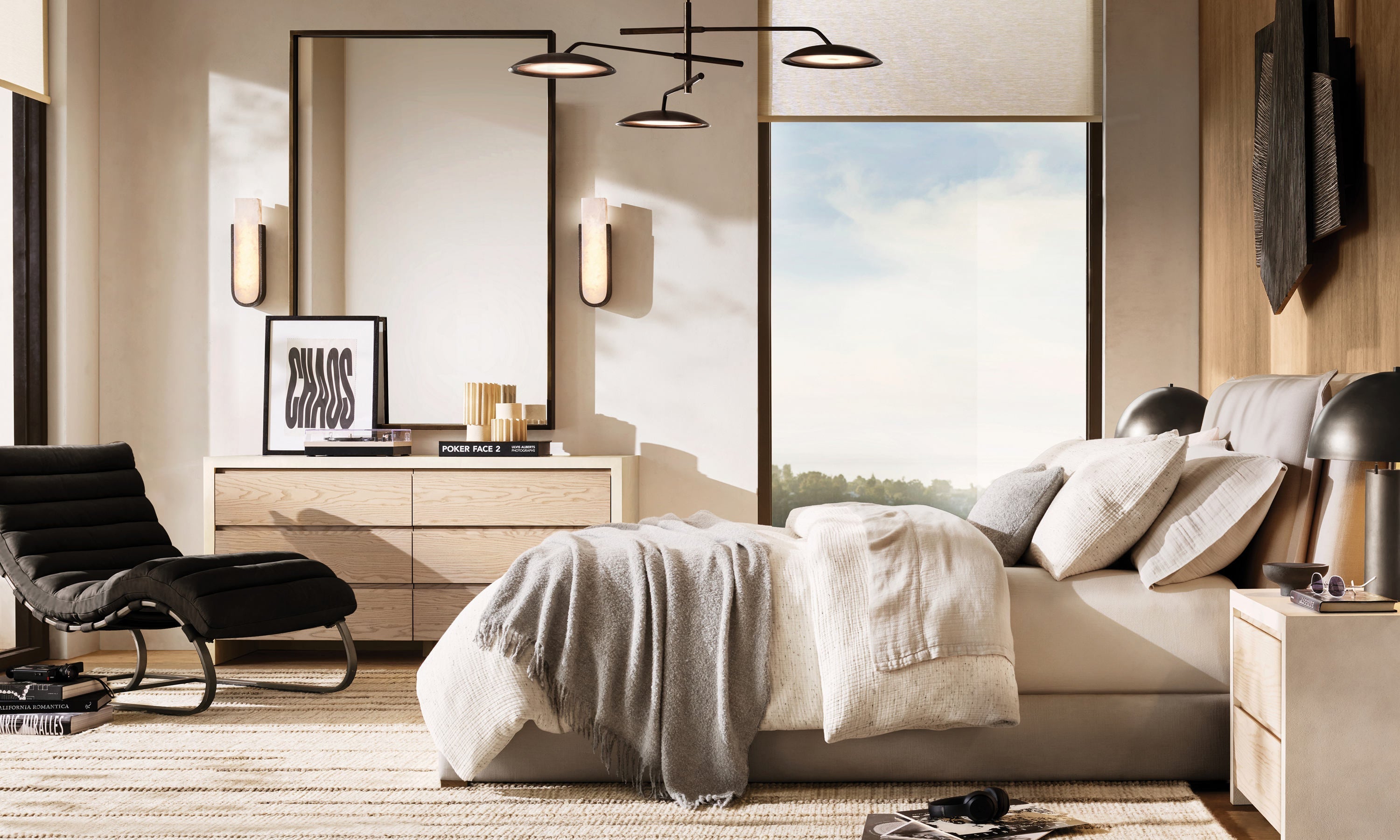 Gideon Alabaster Sconce 16"H - Zonesus