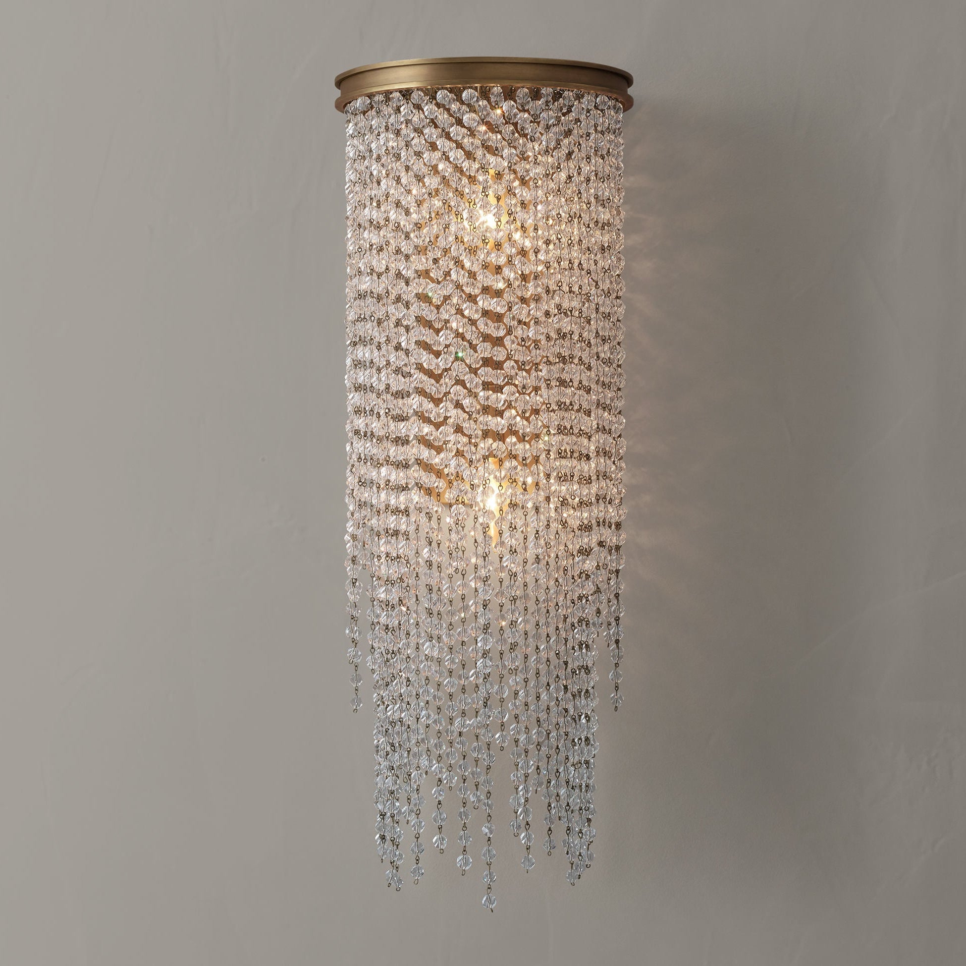 Athena Crystal Grand Sconce 22"H - Zonesus