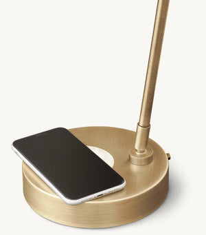 Declan Task Lamp With Wireless Charging - Zonesus