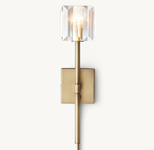 Evie Crystal Sconce 18"H - Zonesus
