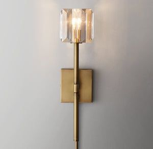 Evie Crystal Sconce 18"H - Zonesus