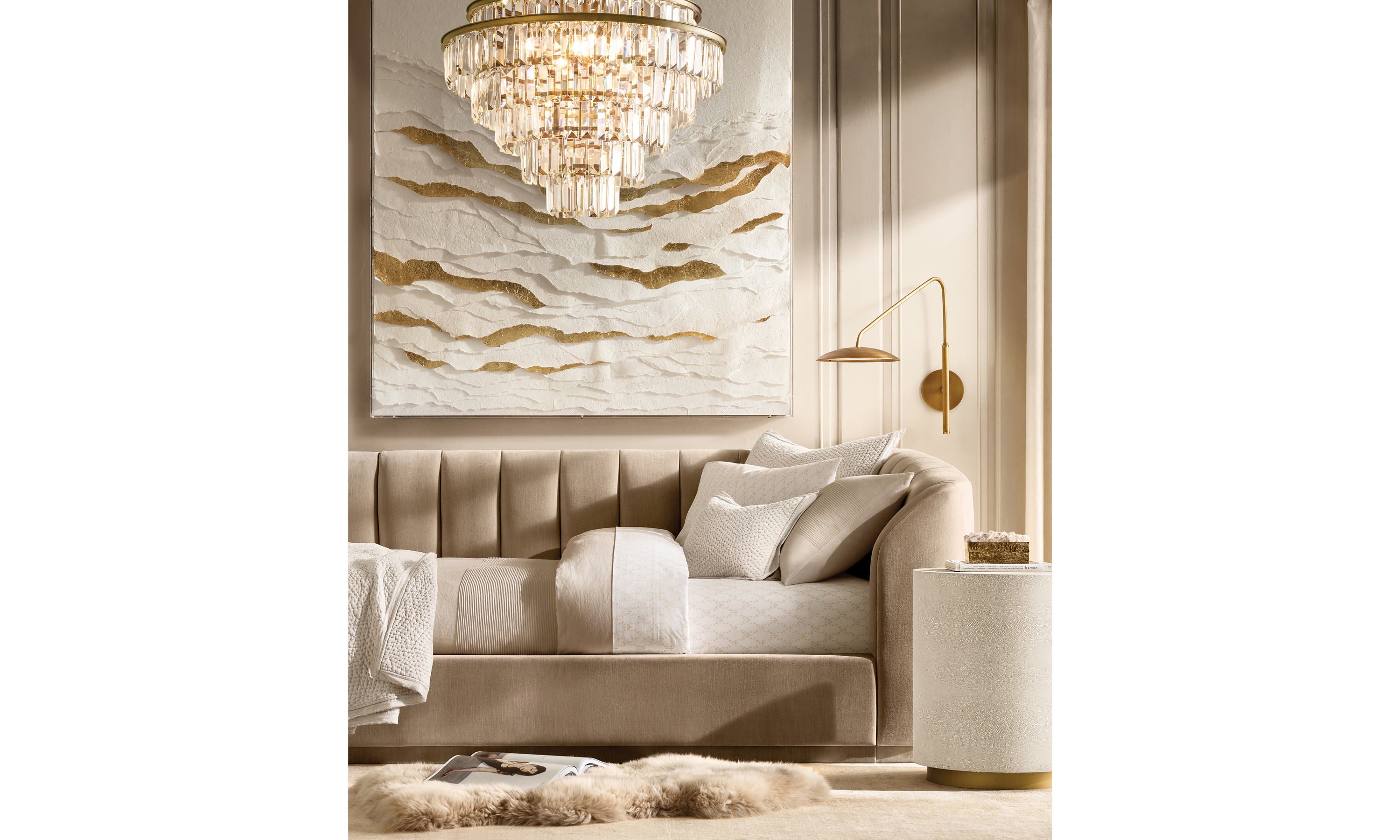 Evie Crystal Task Table Lamp - Zonesus