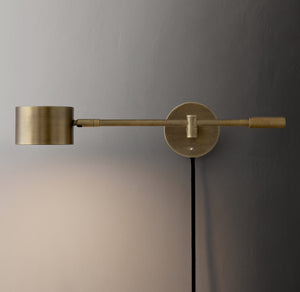 Barlow Swing-Arm Task Sconce 20"W - Zonesus