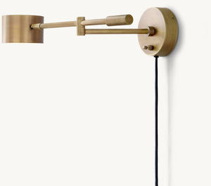 Barlow Swing-Arm Task Sconce 20"W - Zonesus