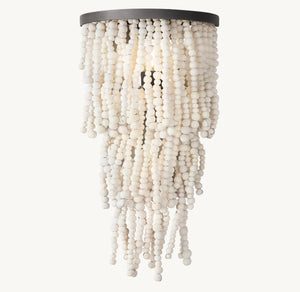 Naia Clay Bead Sconce 18"H - Zonesus