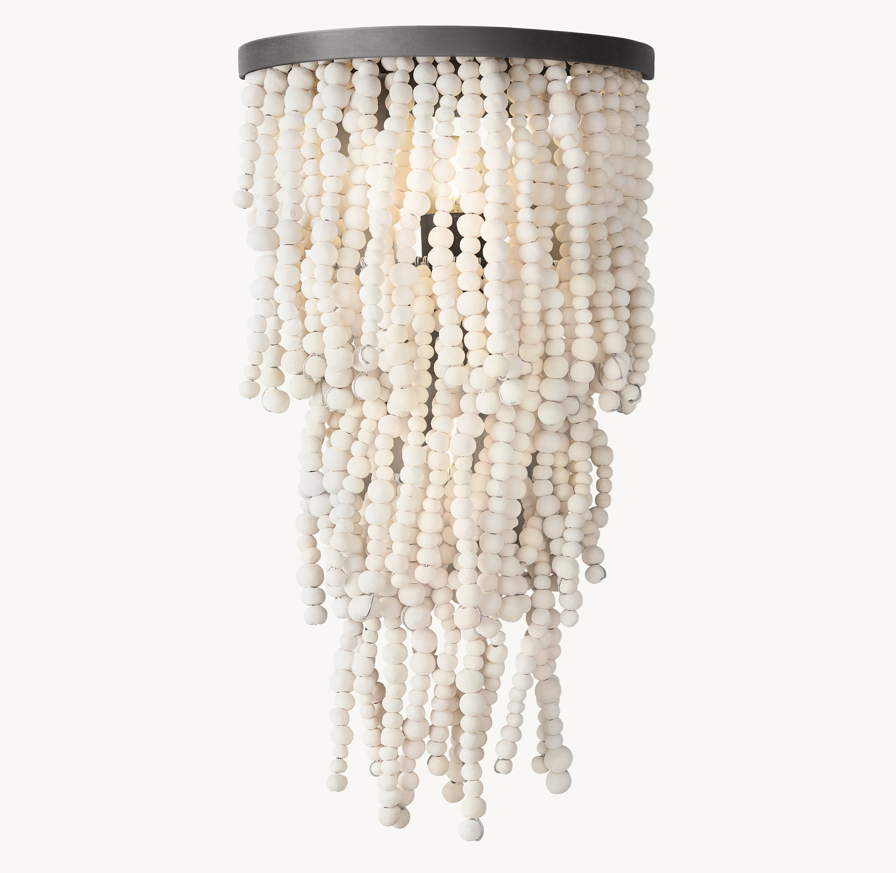 Naia Clay Bead Sconce 18"H - Zonesus