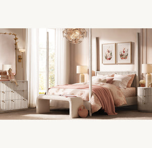 Florian Alabaster Table Lamp 22"H - Zonesus