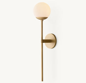 Keefe Glass Post Sconce 23"H - Zonesus