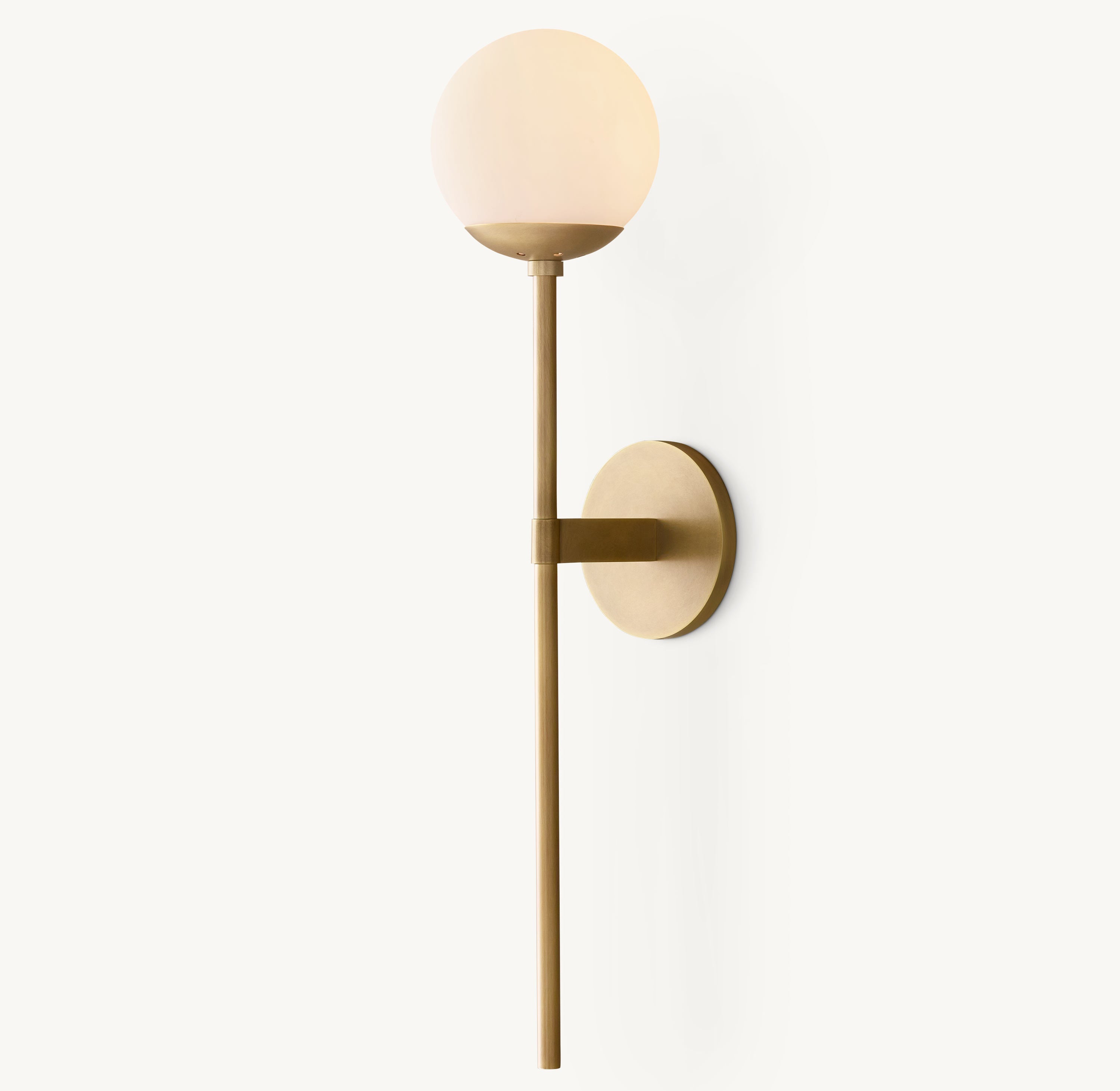 Keefe Glass Post Sconce 23"H - Zonesus