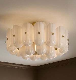 Lorna LED Double Tier Flush Mount 25" - Zonesus