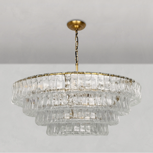 Ghiaccio Round Chandelier36" 48" 60" - Zonesus