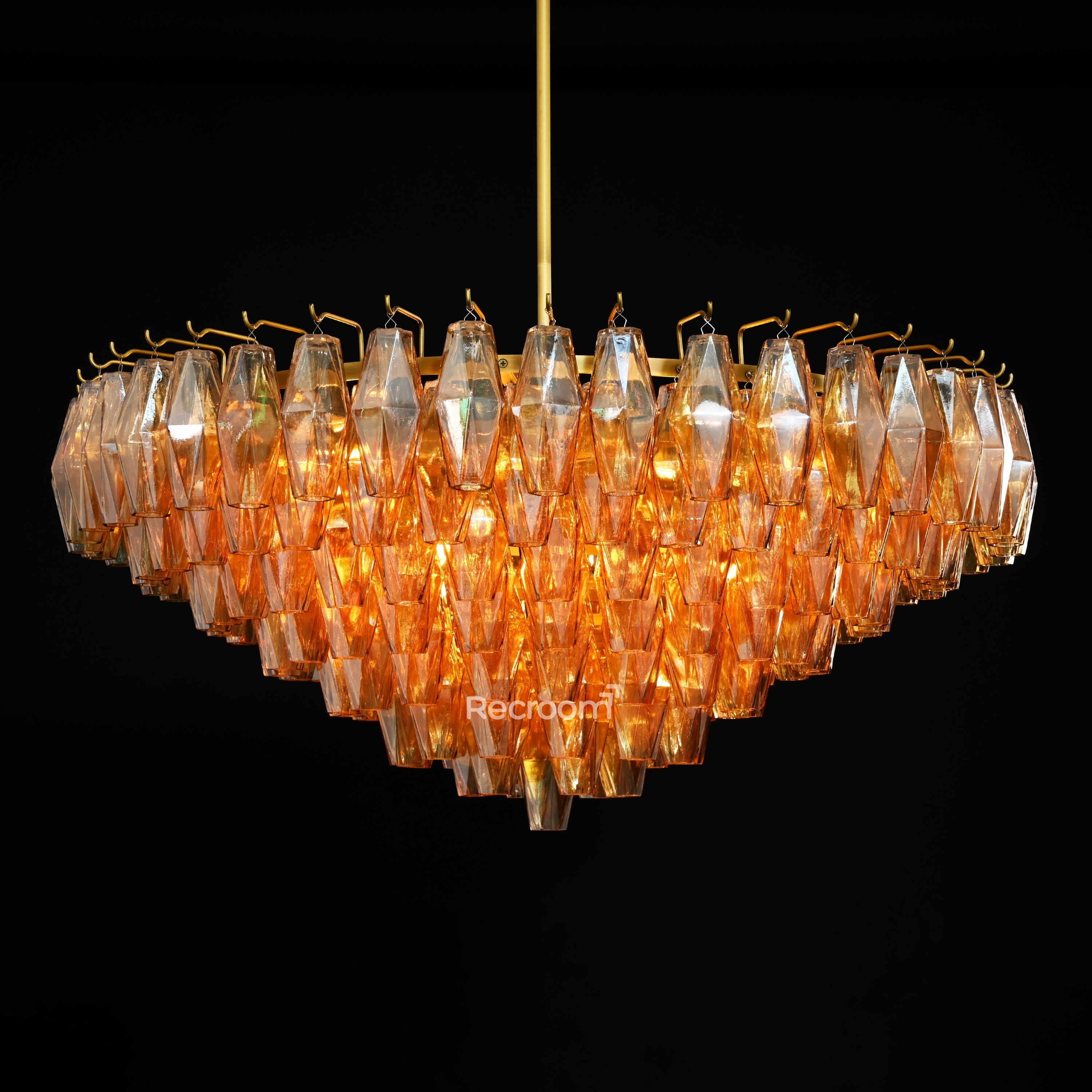Chia Round Tired Chandelier 37" - Zonesus