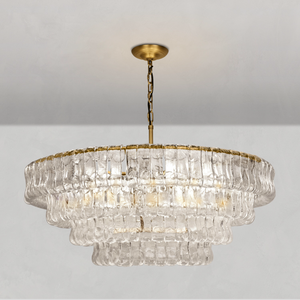 Ghiaccio Round Chandelier36" 48" 60" - Zonesus