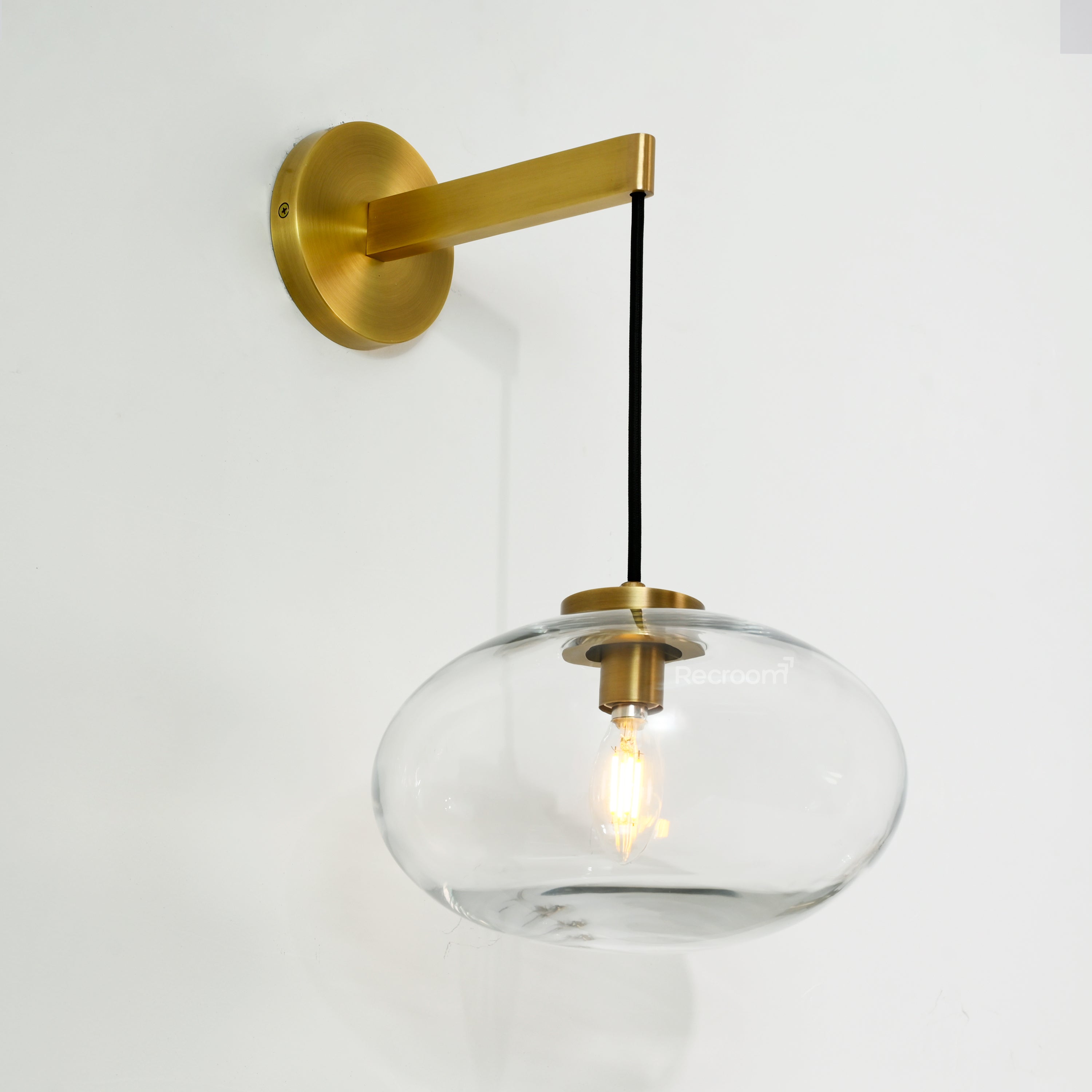 Cabretten Clear Glass Sconce 11" - Zonesus