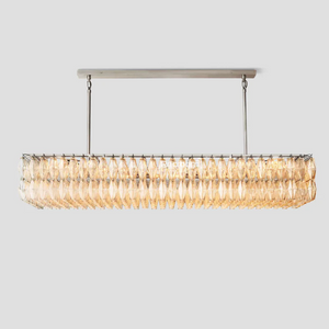 Chia Rectangular Chandelier 74" - Zonesus