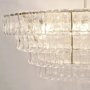 Ghiaccio Oval Chandelier - Zonesus
