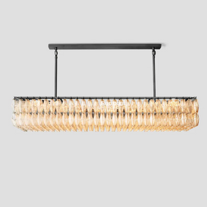Chia Rectangular Chandelier 74" - Zonesus
