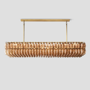 Chia Rectangular Chandelier 74" - Zonesus