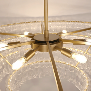 Ghiaccio Round Chandelier36" 48" 60" - Zonesus